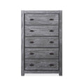 Montauk Solid Wood Chest with 5 Drawers by Grain Wood Furniture