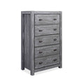 Montauk Solid Wood Chest with 5 Drawers by Grain Wood Furniture
