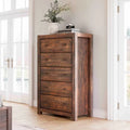 Montauk Solid Wood Chest with 5 Drawers by Grain Wood Furniture