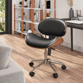 Corvus Madonna Adjustable Curved Office Chair in Mid-Century Modern Style