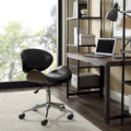 Corvus Madonna Adjustable Curved Office Chair in Mid-Century Modern Style
