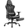 Ergonomic Gaming Chair with Footrest - Ideal for Desk Use