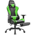 Ergonomic Gaming Chair with Footrest - Ideal for Desk Use