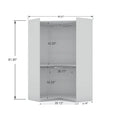 Mulberry 2.0 Contemporary Corner Wardrobe with Dual Hanging Rods