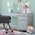 Linon Poppy Side Storage Writing Desk