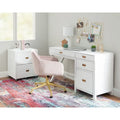 Linon Poppy Side Storage Writing Desk