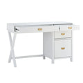 Linon Poppy Side Storage Writing Desk
