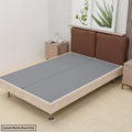 ONETAN 1.5-Inch Split Bunkie Board for Mattress Support - Fully Assembled, Enhanced Comfort, Gray