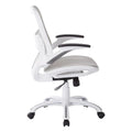 Riley Ergonomic Office Chair with White Mesh Seat and Backrest