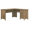 Bush Furniture Salinas 60-Inch L-Shaped Desk with Drawers and Storage Solutions