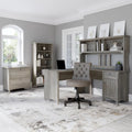 Bush Furniture Salinas 60-Inch L-Shaped Desk with Drawers and Storage Solutions