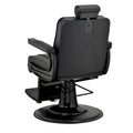 ROGERS Heavy-Duty Reclining Barber Chair for Barbershops - Black