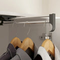 Modern Wardrobe Armoire with Mirror Door Drawers and Shelves