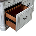 Weathered Bark Credenza in Antique White from Magnolia Manor