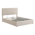 Nestfair Upholstered Platform Bed featuring Hydraulic Storage Solution