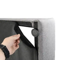 Nestfair Upholstered Platform Bed featuring Hydraulic Storage Solution