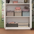 74.8-Inch Tall Large Modular Wardrobe Closet with Glass Doors