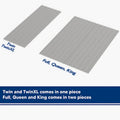 0.75-Inch Vertical Standard Mattress Support Wooden Slats with Protective Cover