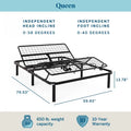 Lucid Adjustable Bed Base - Standard Model