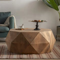38-Inch Three-Dimensional Embossed Retro American Coffee Table