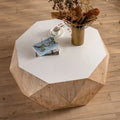 38-Inch Three-Dimensional Embossed Retro American Coffee Table
