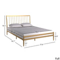 iNSPIRE Q Bold Parkcrest Gold Metal Bed