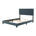 Nova Contemporary Queen Bed with Upholstered Design – Box Spring Needed