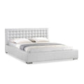 Madison Contemporary White Queen Platform Bed