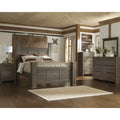 Juararo Dark Brown Canopy Bed
