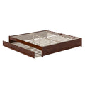 Barcelona Twin XL Trundle Panel Bed with Platform Design