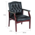 Classic Black Guest Chair by Boss