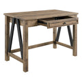 Salvage Oak Quinton Writing Desk with Drawer