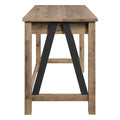 Salvage Oak Quinton Writing Desk with Drawer