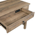 Salvage Oak Quinton Writing Desk with Drawer