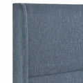 Roundhill Furniture Rozitta Upholstered Wingback Bed with Platform Design