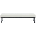 SAFAVIEH Couture Boris Mid-Century Modern Bench - Dimensions: 62.4" W x 19.7" D x 16.5" H