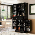 Spacious Kitchen Cabinet with Microwave Space - 30W x 69.3H
