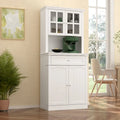 Spacious Kitchen Cabinet with Microwave Space - 30W x 69.3H