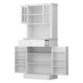 Spacious Kitchen Cabinet with Microwave Space - 30W x 69.3H