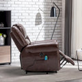 Comfortable Power Lift Recliner Chair with Breathable Fabric, Massage, Heat, and USB Charging Port