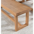 Kosas Home Fenmore Natural Dining Bench