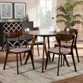 Rika 5-Piece Mid-Century Modern Transitional Dining Set
