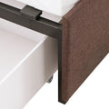 iNSPIRE Q Classic Arlert Tufted Linen Headboard Storage Platform Bed