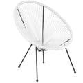 Rattan and Bungee Papasan Lounge Chair