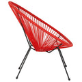 Rattan and Bungee Papasan Lounge Chair