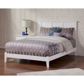 White Madison Queen Foundation Bed Frame