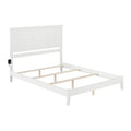 White Madison Queen Foundation Bed Frame