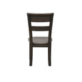 7-Piece Trestle Table Set with Double Bridge in Dark Chestnut