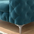 Corvus Aosta Tufted Velvet Chesterfield Lounge Chair