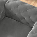 Corvus Aosta Tufted Velvet Chesterfield Lounge Chair